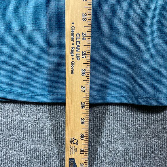 Duluth Trading Co. 1/4 Snap Sweater Men's 2XL Blue Long Sleeve Stretch Casual - Picture 6 of 8